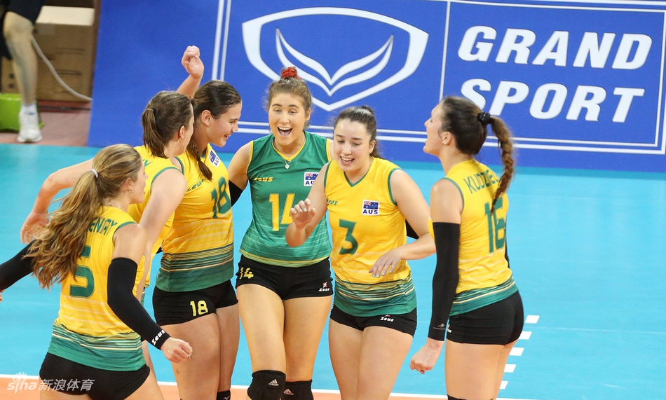 韩国击败澳大利亚赢得排球比赛